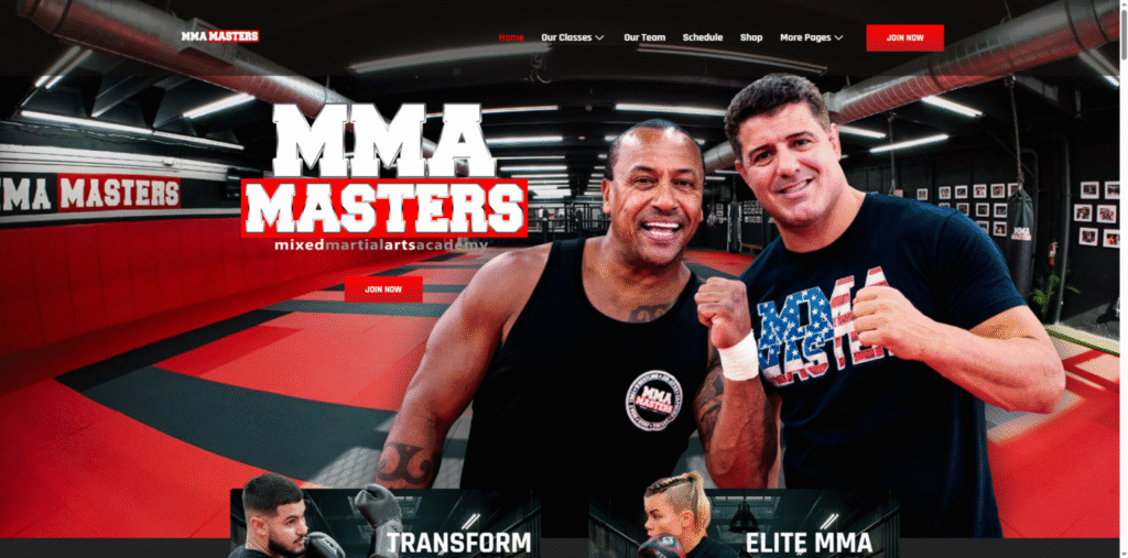 Martial Arts Academy Website 1 Screenshot 13 1536x760 2