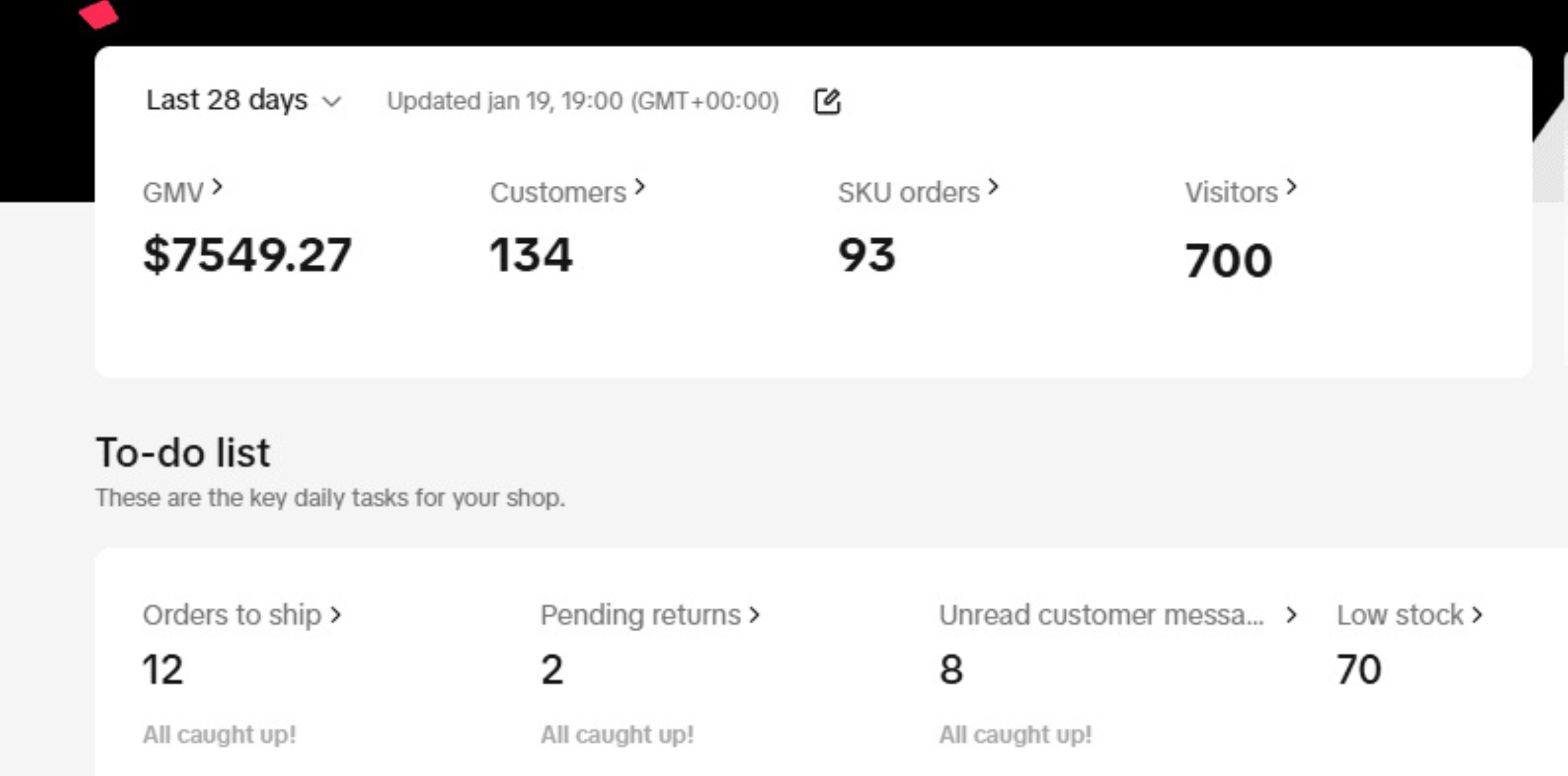 Portfolio 7 Tiktok E-Commerce Shop