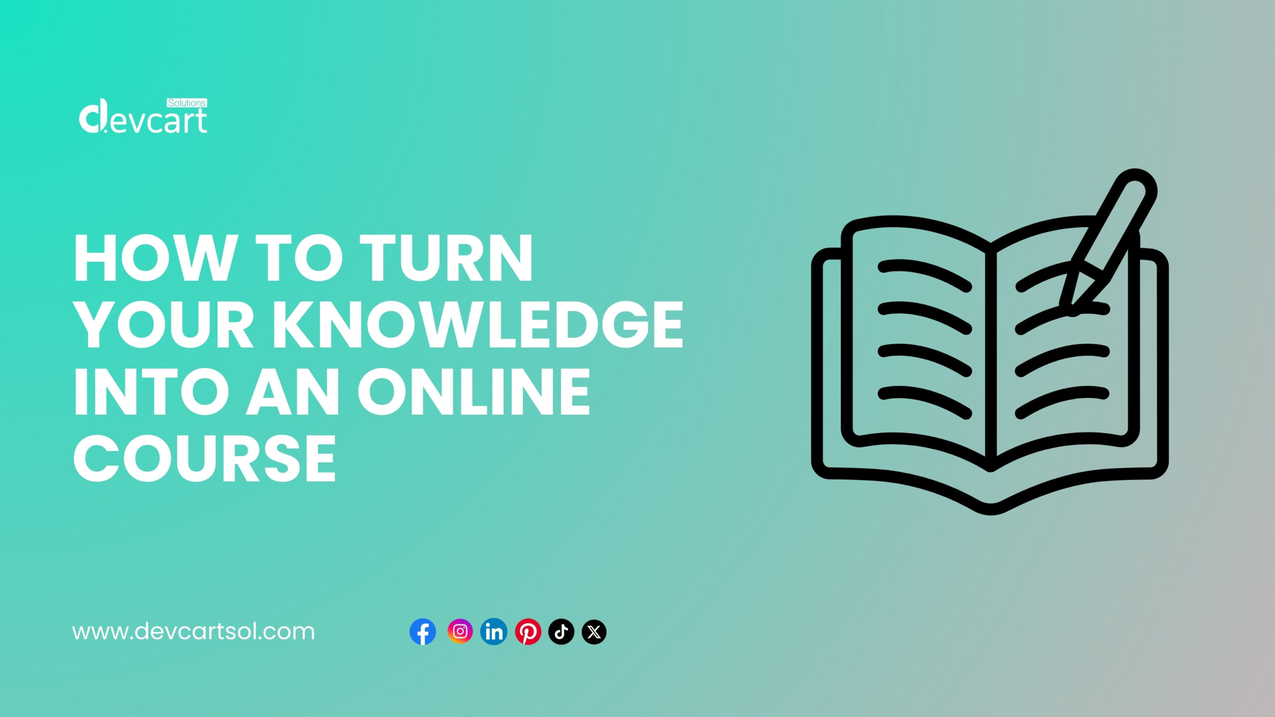How to Turn Your Knowledge Into an Online Course